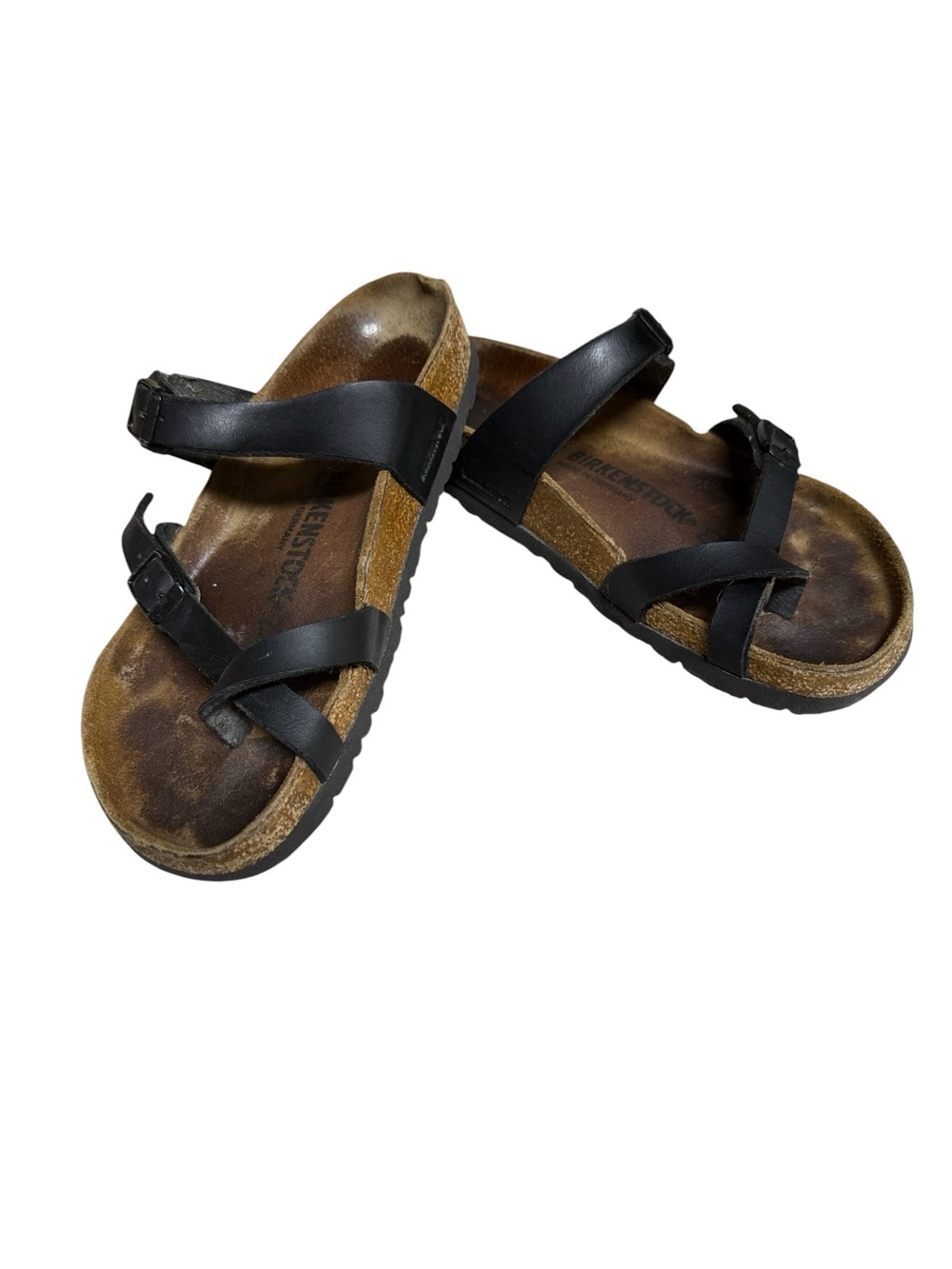 Birkenstock Mayari Black Sandals Size 38 (7-7.5)